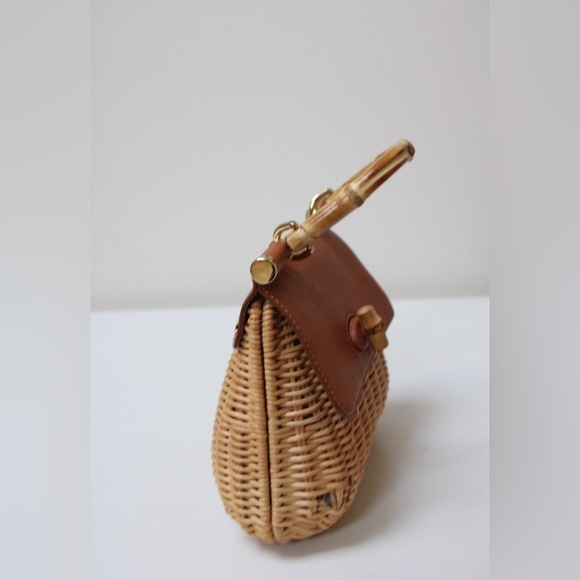 Beautiful J. Mclaughlin Irene wicker bag - Picture 6 of 15